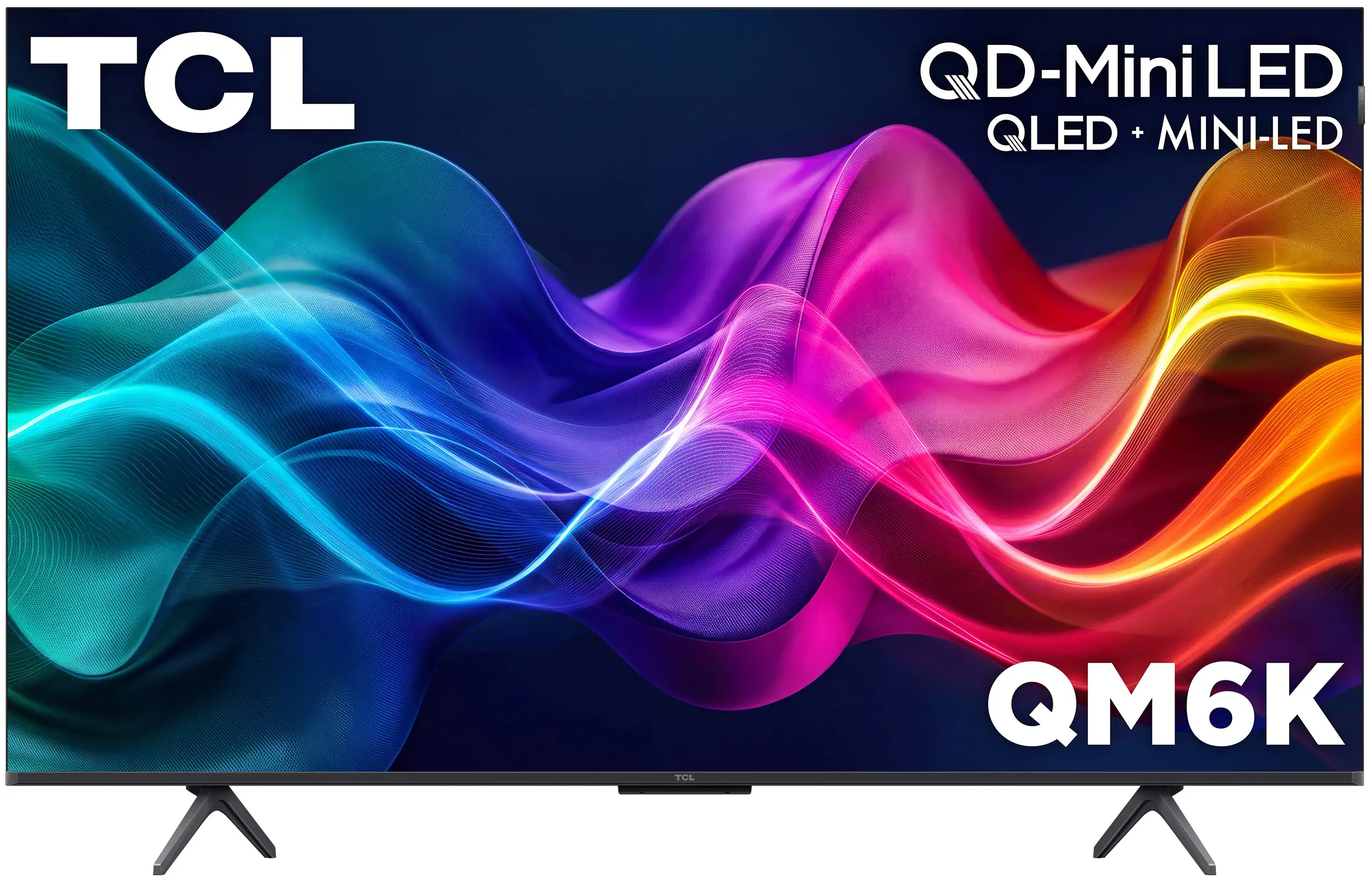 TCL - 50" Class QM6K Series 4K UHD HDR QD Mini LED Smart TV with Google TV (2025)