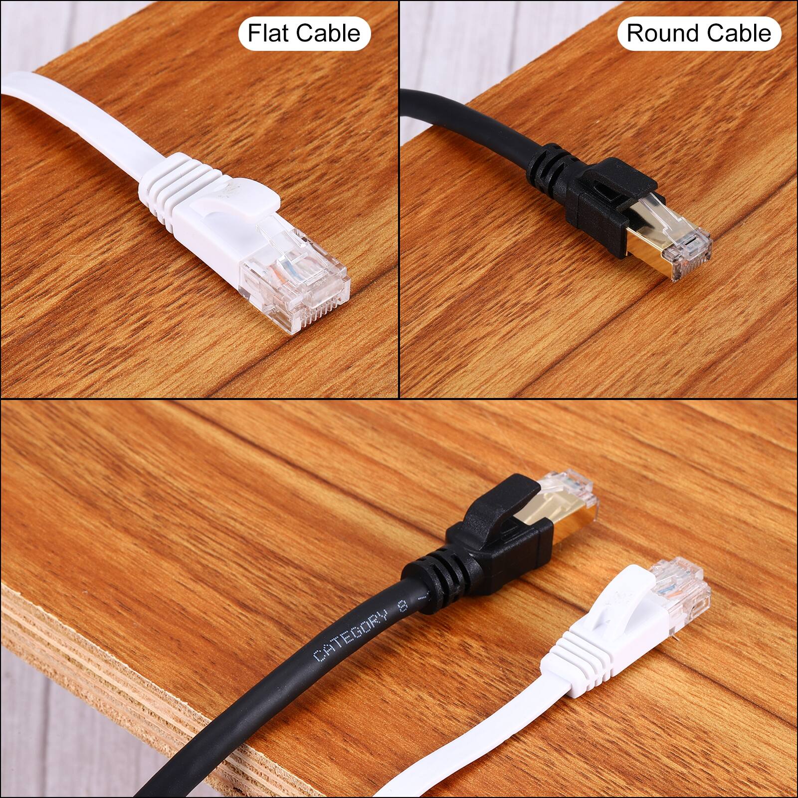 Flat Cable  
Round Cable  
CATEGORY 8