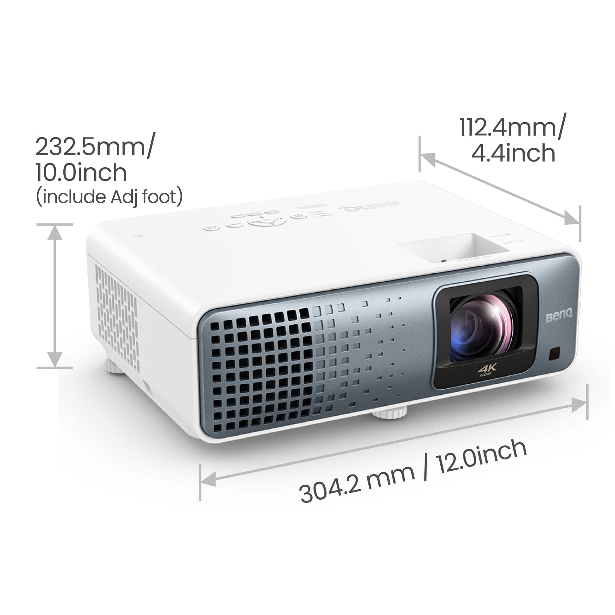 BenQ TK710STi 4K HDR Laser Movie and Gaming Short Throw Projector