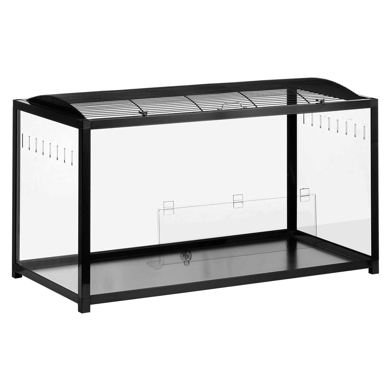 Alt View 5. VEVOR - Hamster Cage, 360° Viewing Transparent Hamster Habitats, Small Animal Cage, 37.8 x 18.5 x 21.7 in.