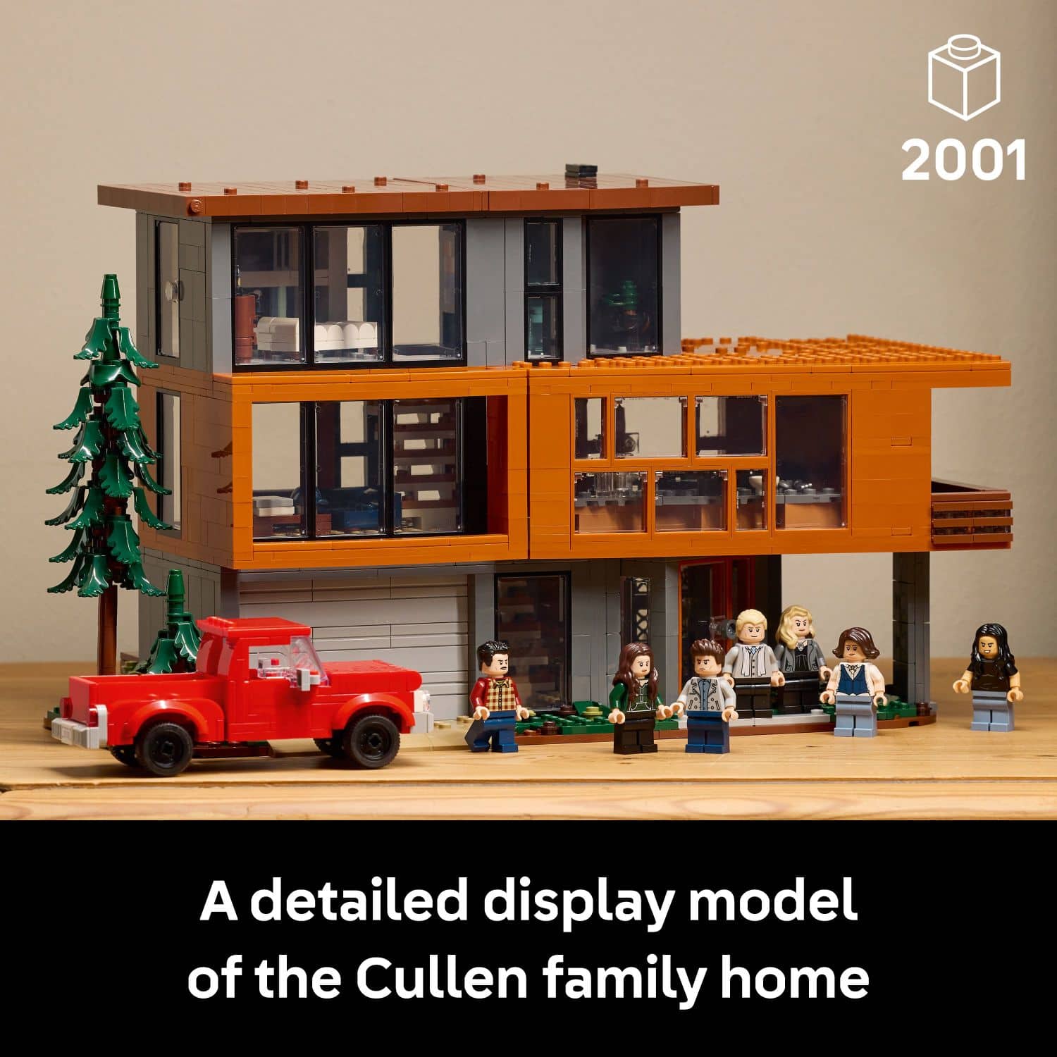 A detailed display model of the Cullen family home was created in 2001.