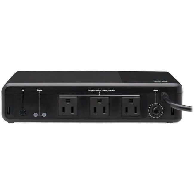 Eaton Tripp Lite Series 350VA 210W 120V Standby UPS - 3 NEMA 5-15R Outlets (Surge + Battery Backup), 5-15P Plug, Desktop - Unknown