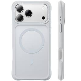 Ornarto - for iPhone 17 Pro Max Case 6.9", Slim Shockproof Translucent Matte Phone Case with MagSafe - Light Gray