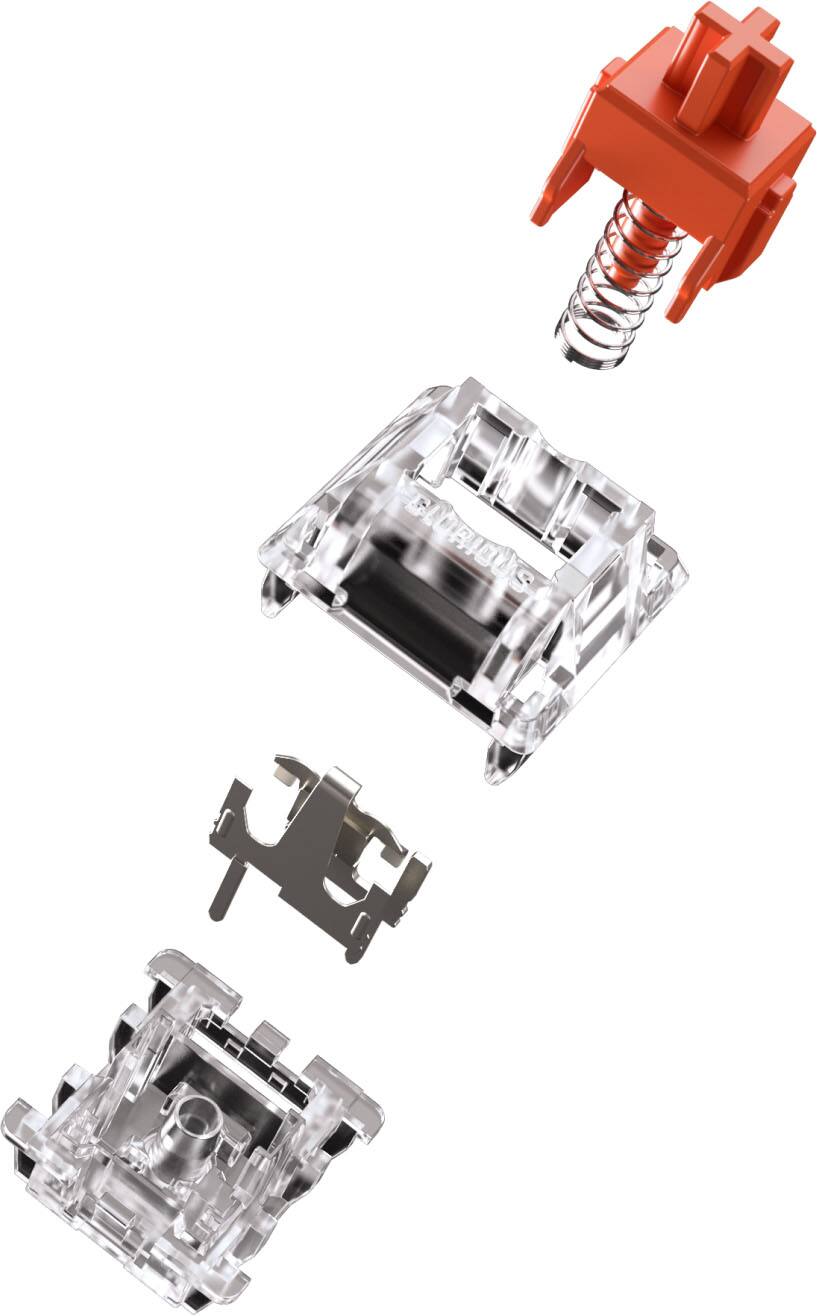 Alt View 14. Glorious - Lubed Mechanical Keyboard 3-pin Hot Swappable Switches (110x) - Fox.