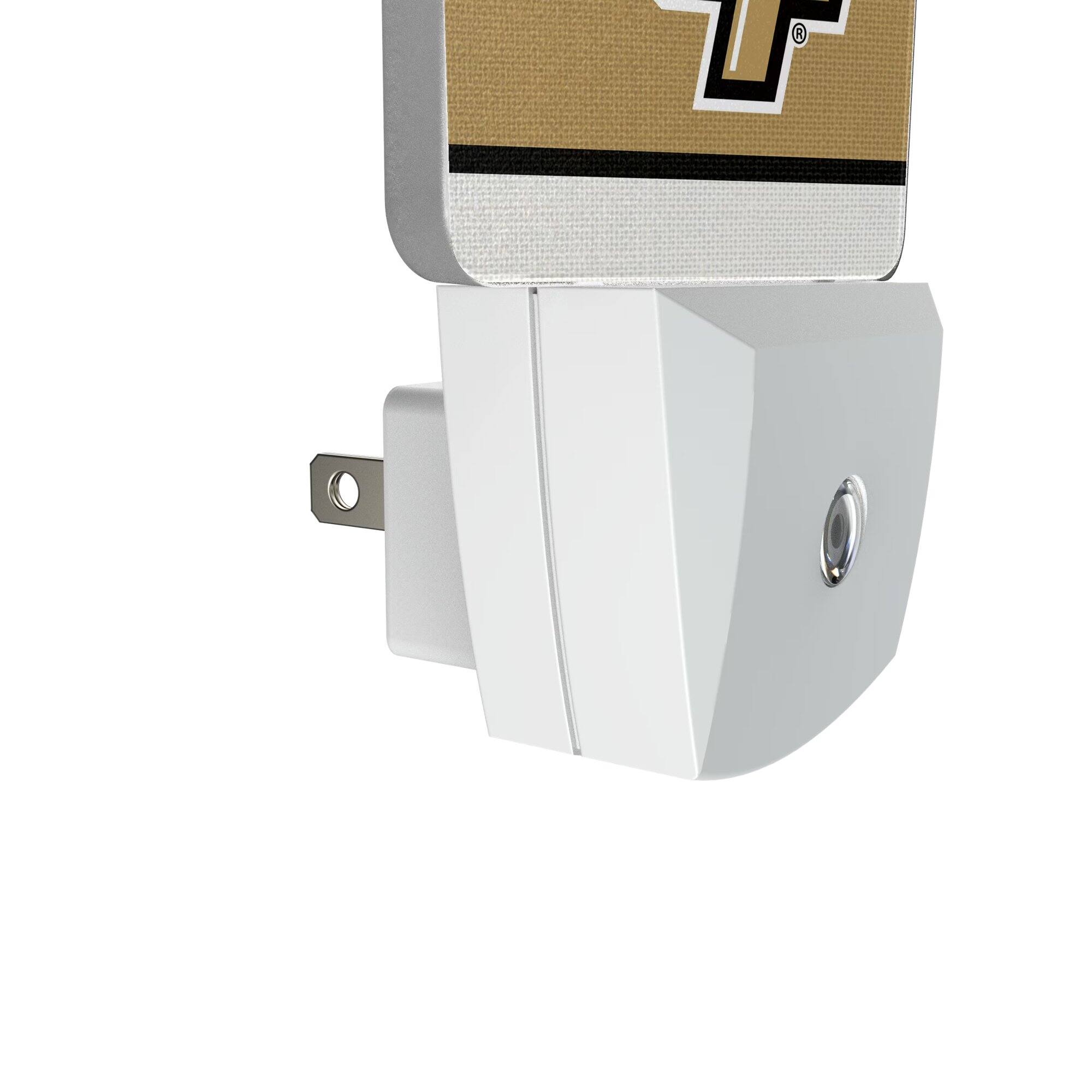 Alt View 2. Keyscaper - UCF Knights Stripe Design Nightlight 2-Pack - Multicolor.