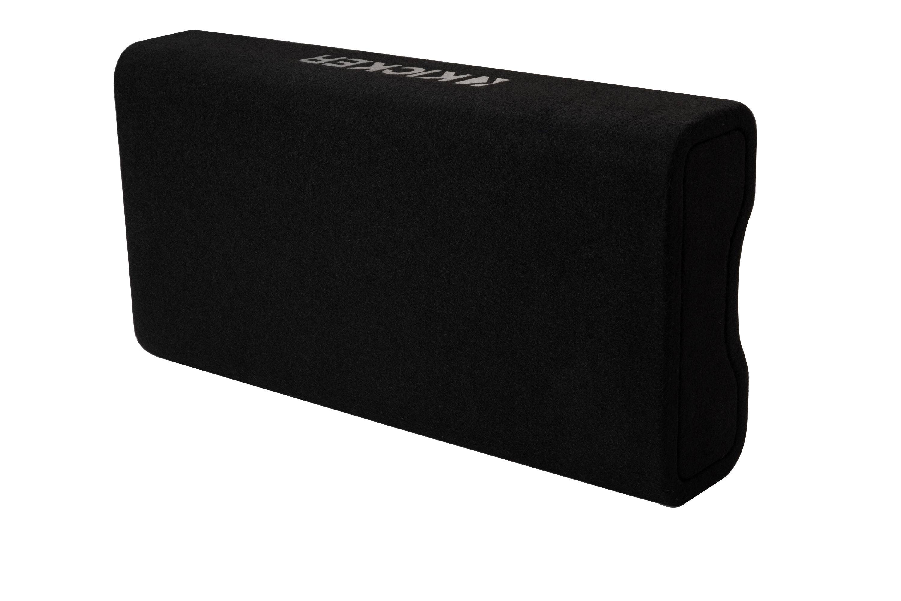 Alt View 14. KICKER - PTRTP Powered Down-Firing 10" Dual-Voice-Coil-Ohm Loaded Subwoofer Enclosure - Black.