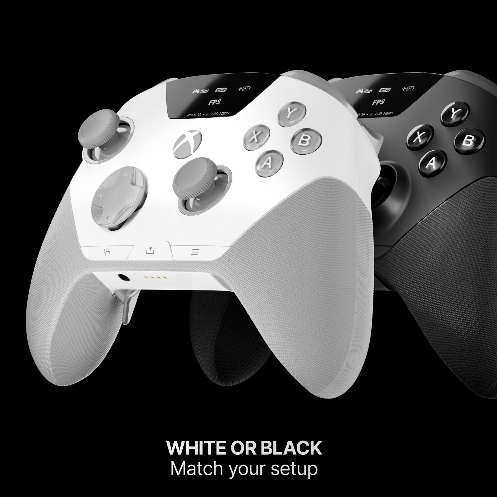 A KROW W BAS USER JW FPS HOLD 0 It FOR MBNU 1 X A Y FPS III FOR MENU Y X B A WHITE OR BLACK Match your setup