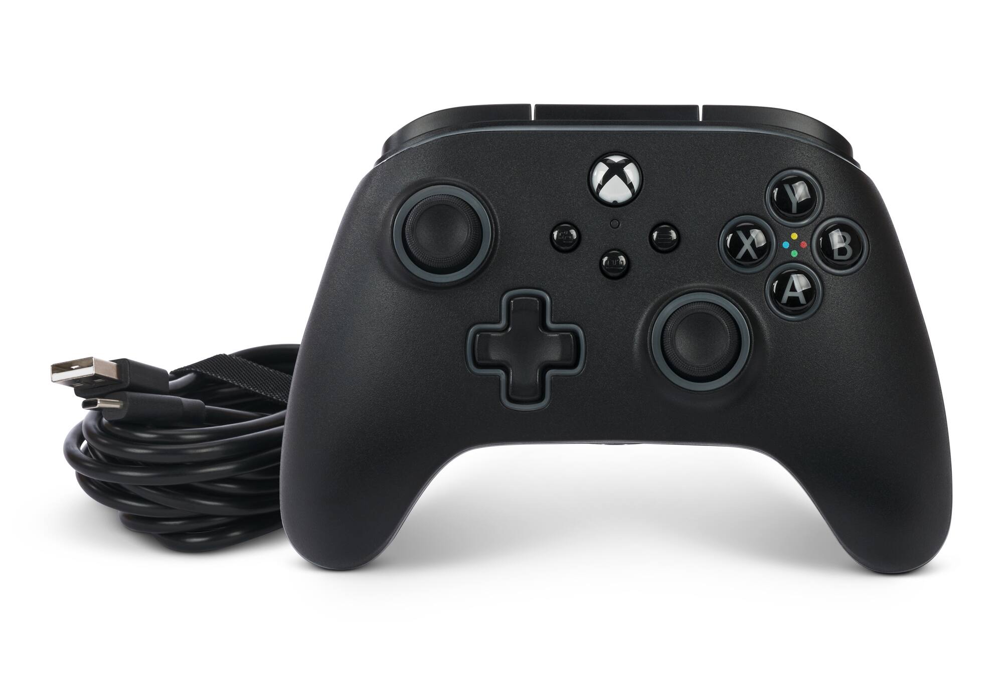 Alt View 21. PowerA - PowerA Advantage Wired Controller for Xbox Series X|S with Lumectra - Black - Black.