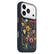 Left. OtterBox - Symmetry Cactus Leather Series Soft Shell for Apple iPhone 17 Pro - Blue.