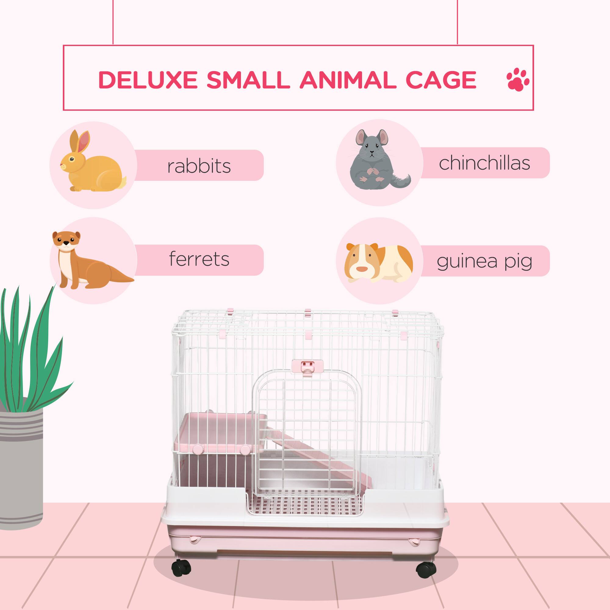 DELUXE SMALL ANIMAL CAGE

- rabbits
- ferrets
- chinchillas
- guinea pig