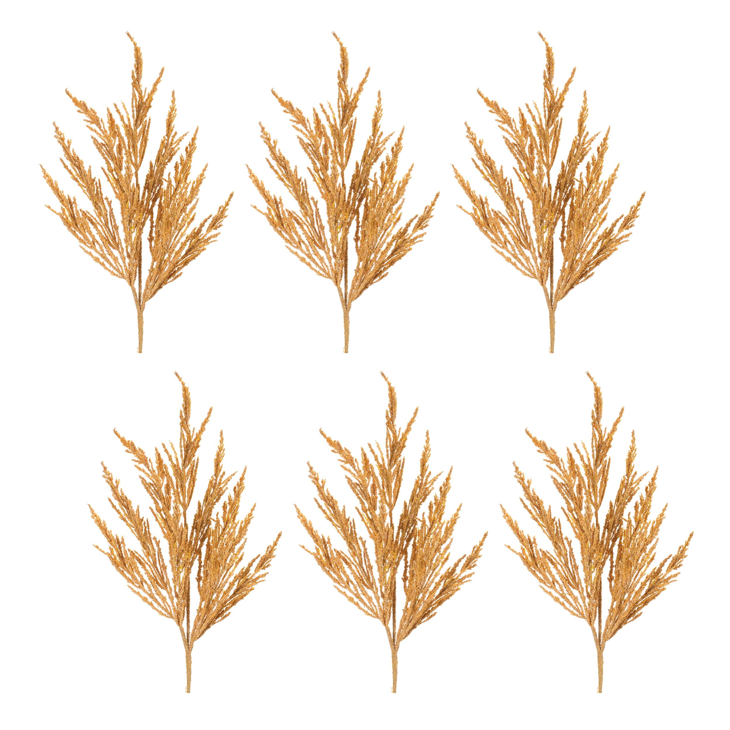 Left. BreeBe - Gold Harvest Spray (Set of 6) - Gold.