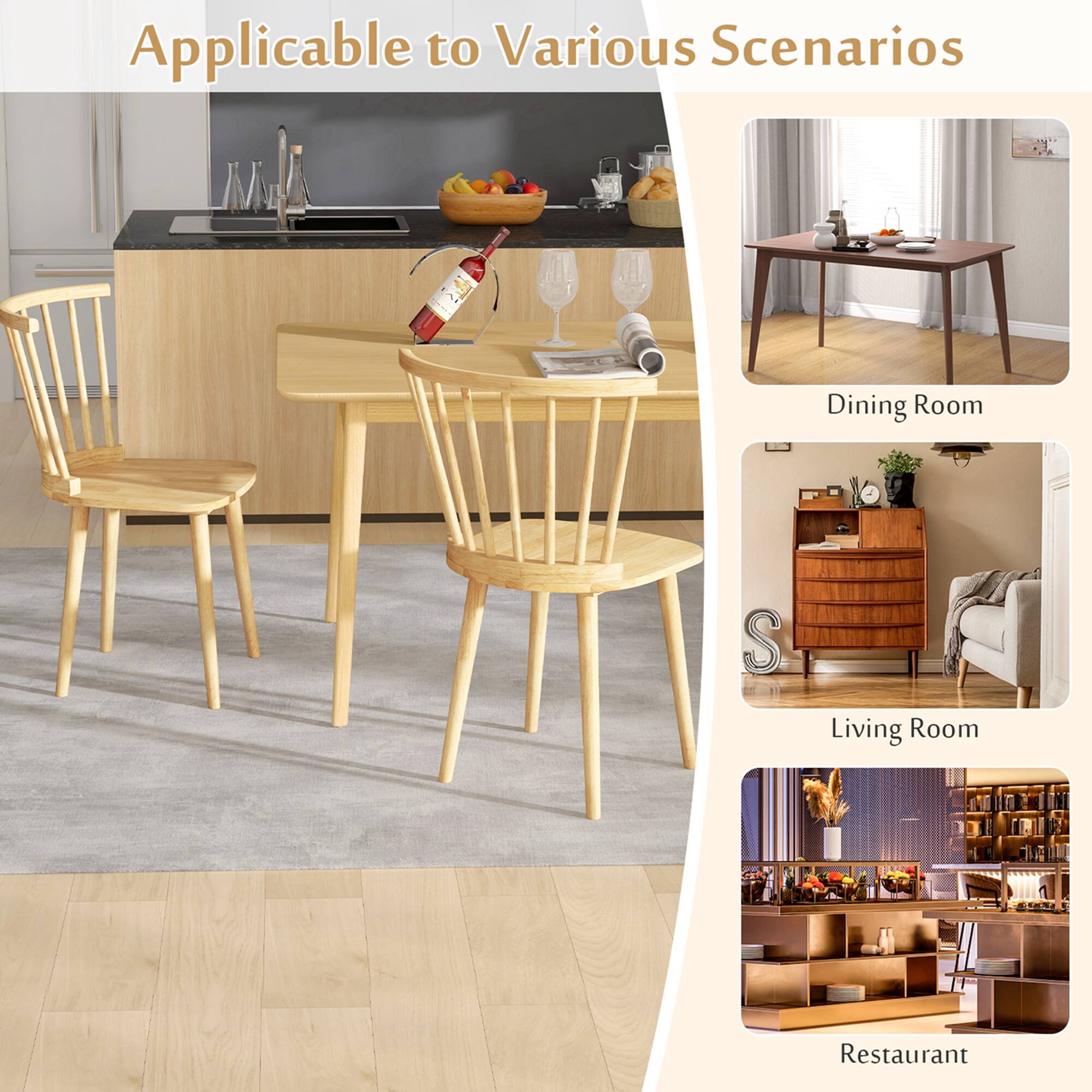 Applicable to Various Scenarios - Dining Room, Living Room, Restaurant