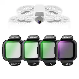 Neewer - DJI Flip ND16/PL/UV/ Mist 4-Pack