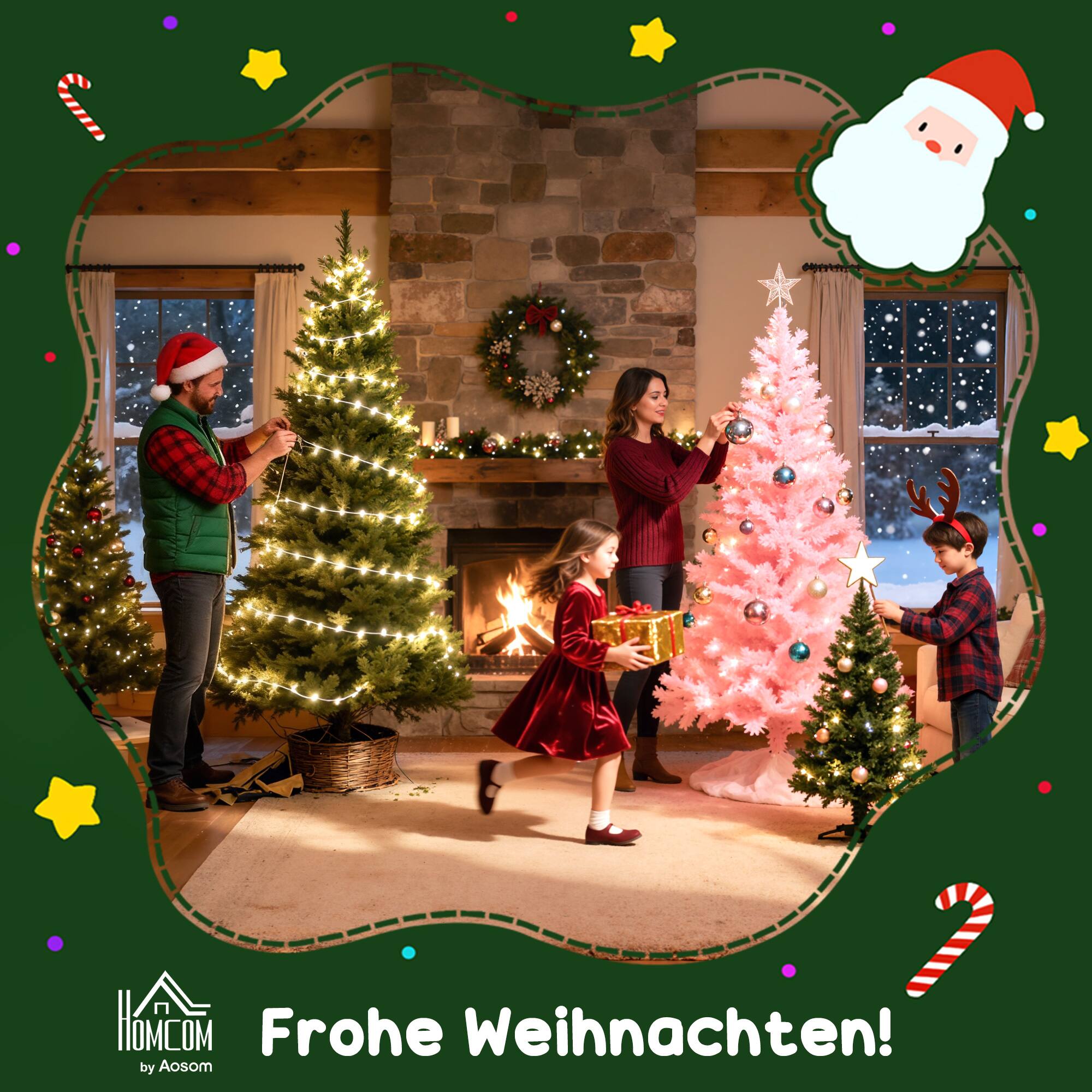 HOMCOM  
Frohe Weihnachten!  
by Aosom