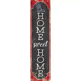 Fan Creations - Ole Miss Rebels 24" Home Sweet Home Leaner Sign - Multicolor