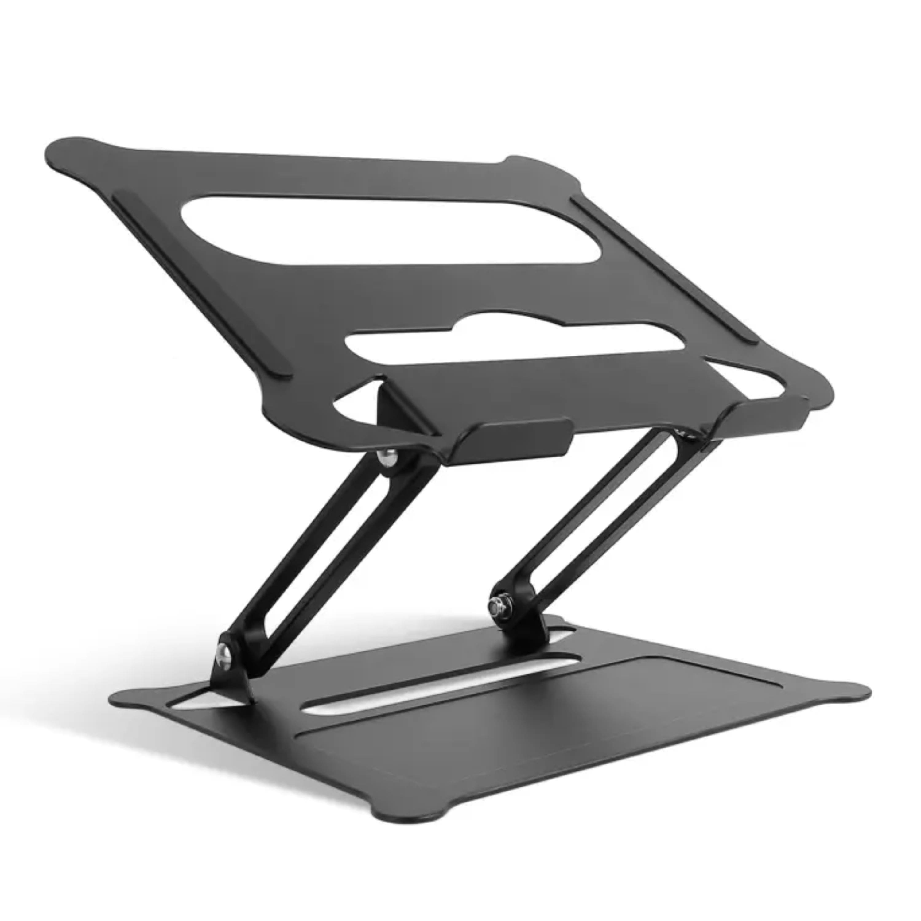 Kitcheniva - Laptop Stand Aluminum Ergonomic Angle Support for Better Cooling - Black