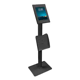 Mount-It! - Anti‑Theft Tablet Kiosk with Document Holder for iPad, iPad Air & iPad Pro with Tilt and Rotation - Black