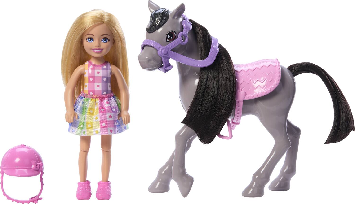 Alt View 4. Mattel - Barbie Chelsea Doll & Pony Toy Set   - Collectibles - Multicolor.