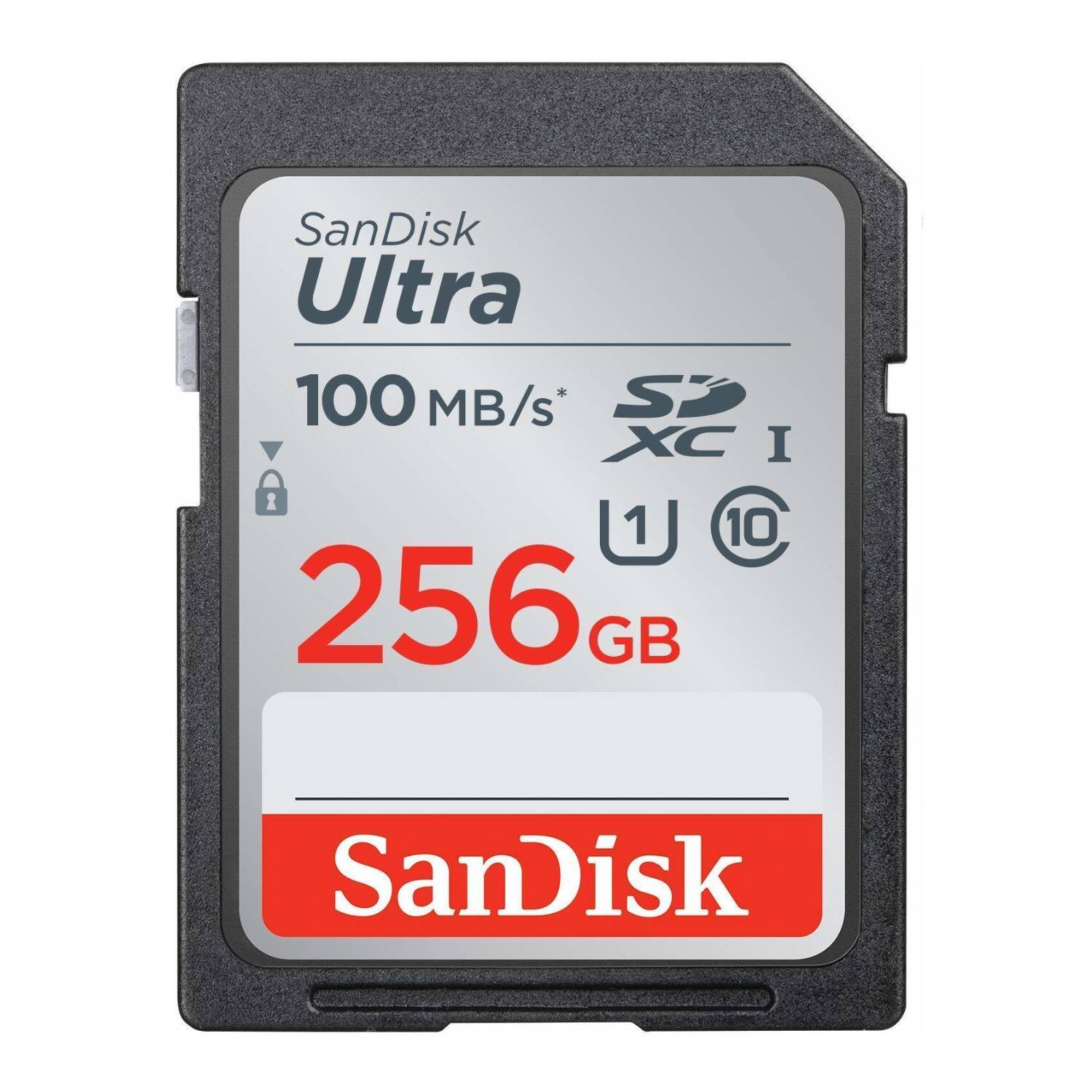 SanDisk Ultra 100 MB/s* SDXC I 1 10 256 GB SanDisk