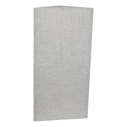 Front. ATS Acoustics - Corner Bass Trap, Full Frequency Range, NRC 1.60, 24" x 48" x 13" - Ivory.