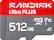 SANDISK
Ultra PLUS
Micro SDXC I
512 GB
V10
A1