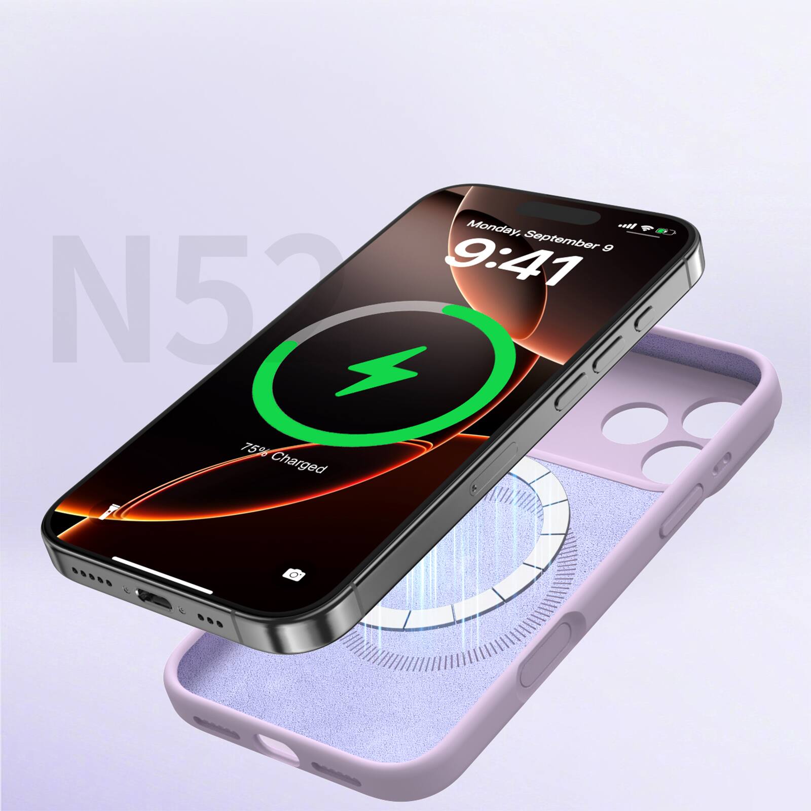 Monday, September 9 9:41 N52 75% Charged