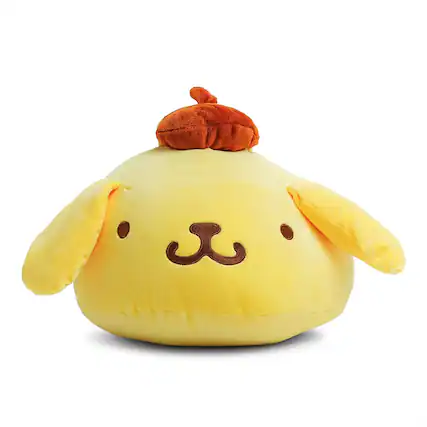 Front. Hello Kitty - Sanrio Hello Kitty and Friends 10 Inch Dumpling Plush | Pompom Purin - Yellow.