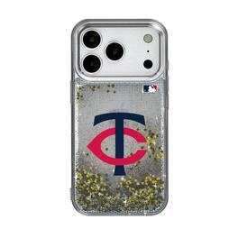 Keyscaper - MLB - Minnesota Twins - Linen Logo iPhone Glitter Case - 13 - Multicolor