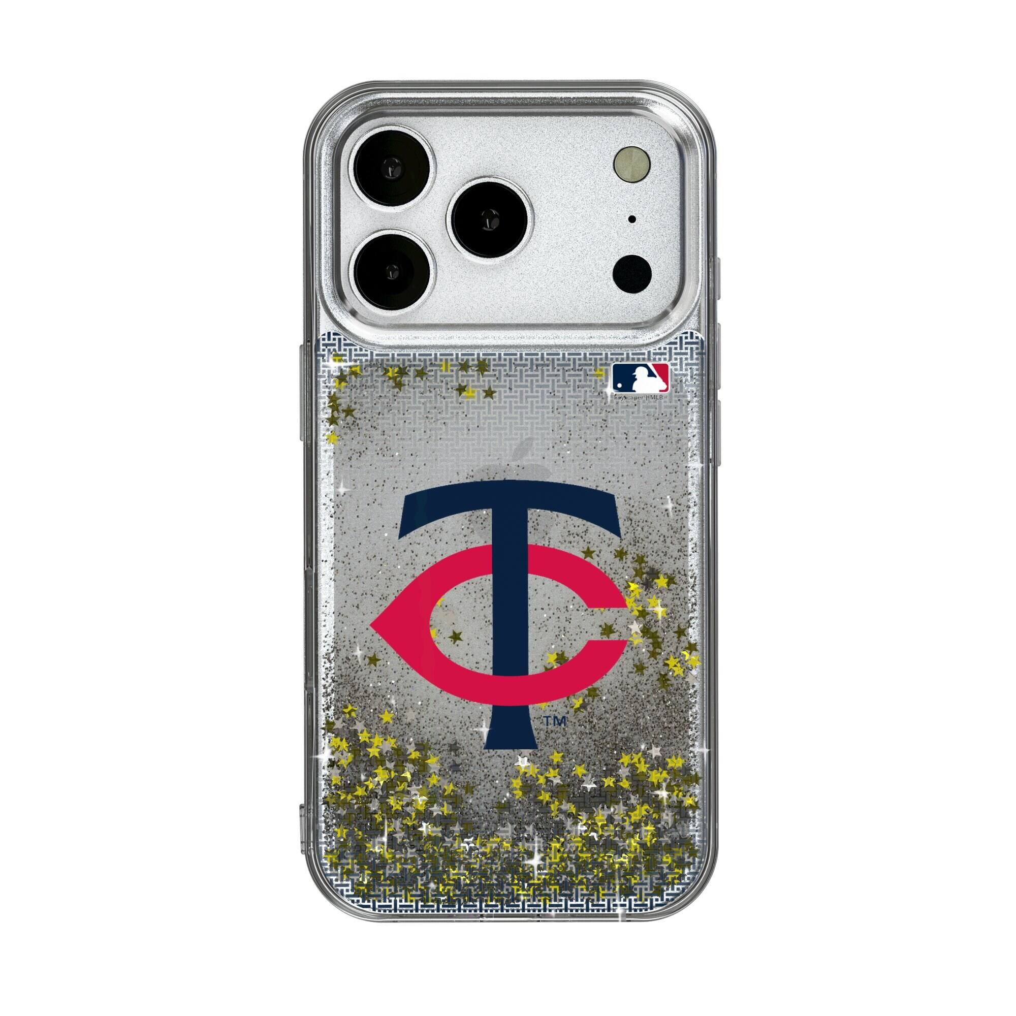 Front. Keyscaper - Linen Logo iPhone Glitter Case - 13 - Multicolor.