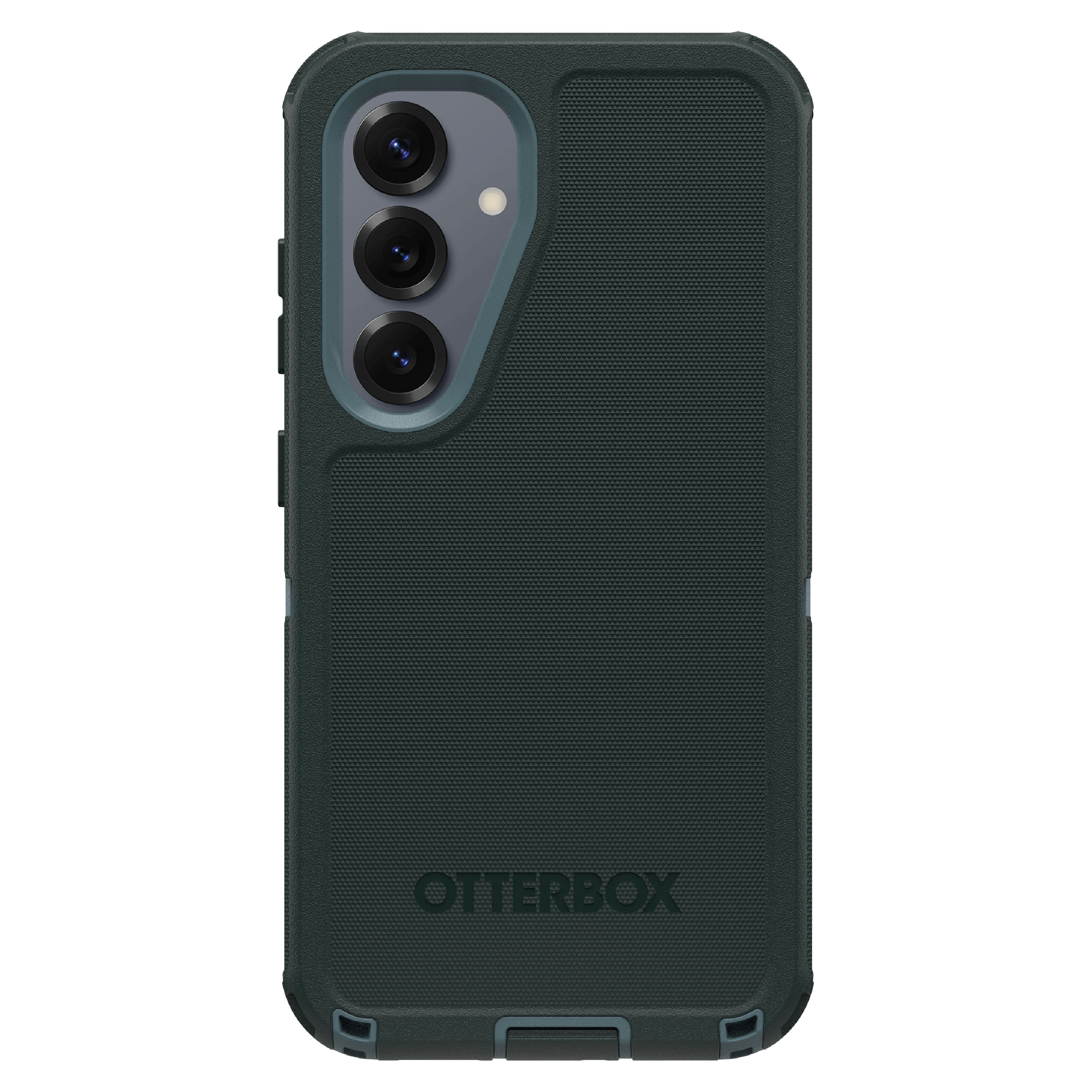 Angle. OtterBox - Defender Series Pro Hard Shell for Samsung Galaxy S25 - Green.