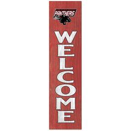 Jardine - Clark Atlanta University Panthers 12'' x 48'' Welcome Outdoor Leaner - Black