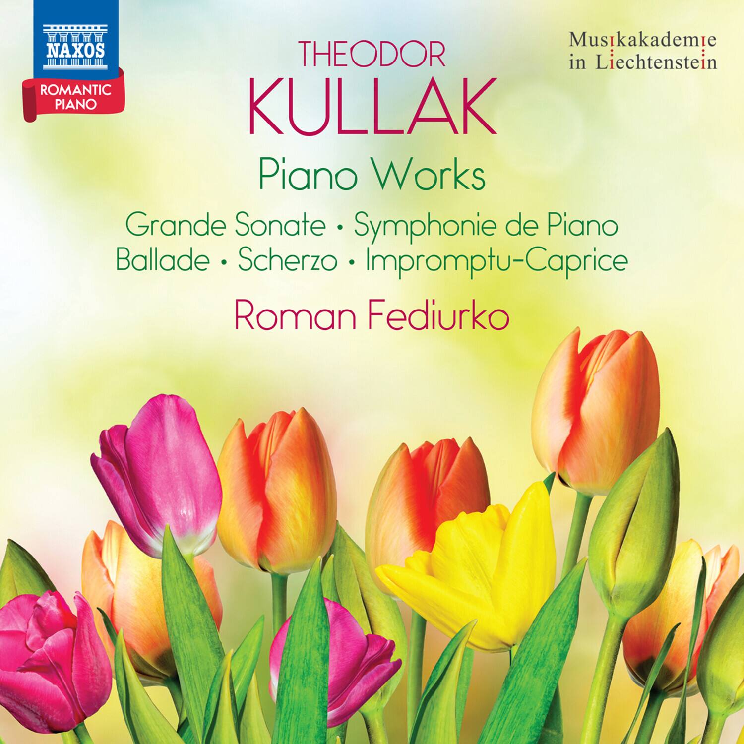 HEEYY Musikakademie NAXOS THEODOR KULLAK in Liechtenstein ROMANTIC PIANO Piano Works Grande Sonate Symphonie de Piano Ballade Scherzo Impromptu-Caprice Roman Fediruko
