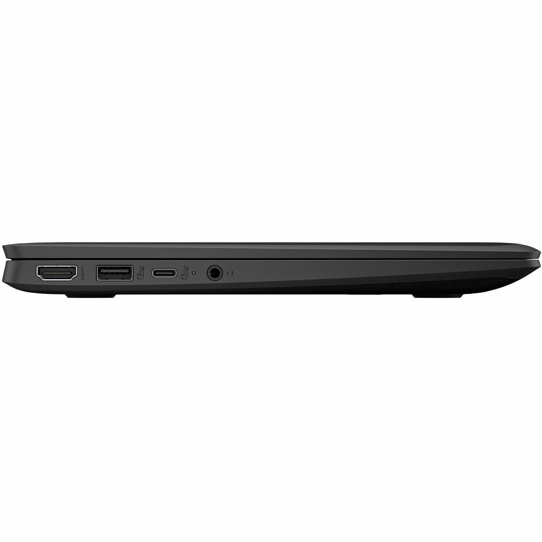 Alt View 2. HP - HP Fortis G1m 11.6" Rugged Chromebook - HD - 60 Hz - Octa-core (ARM Cortex A76 + Cortex A55) - 4 GB - 32 GB Flash Memory - Jet Black.