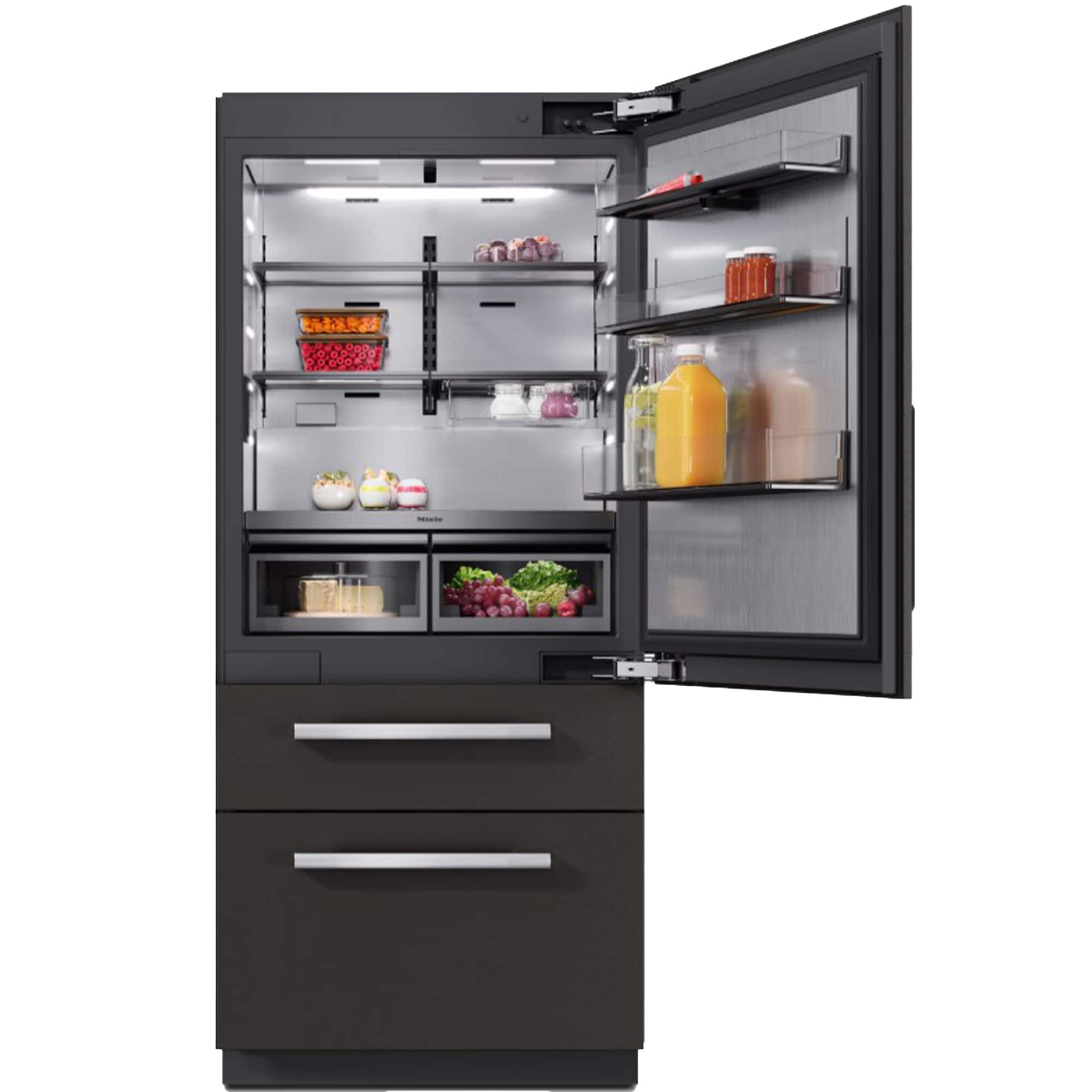 Miele - KFMC 3846 R 36" 18.8 Cubic Feet Bottom Mount MasterCool Fridge-Freezer - Custom Panel Ready