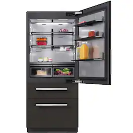 Miele - KFMC 3846 R 36" 18.8 Cubic Feet Bottom Mount MasterCool Fridge-Freezer - Custom Panel Ready