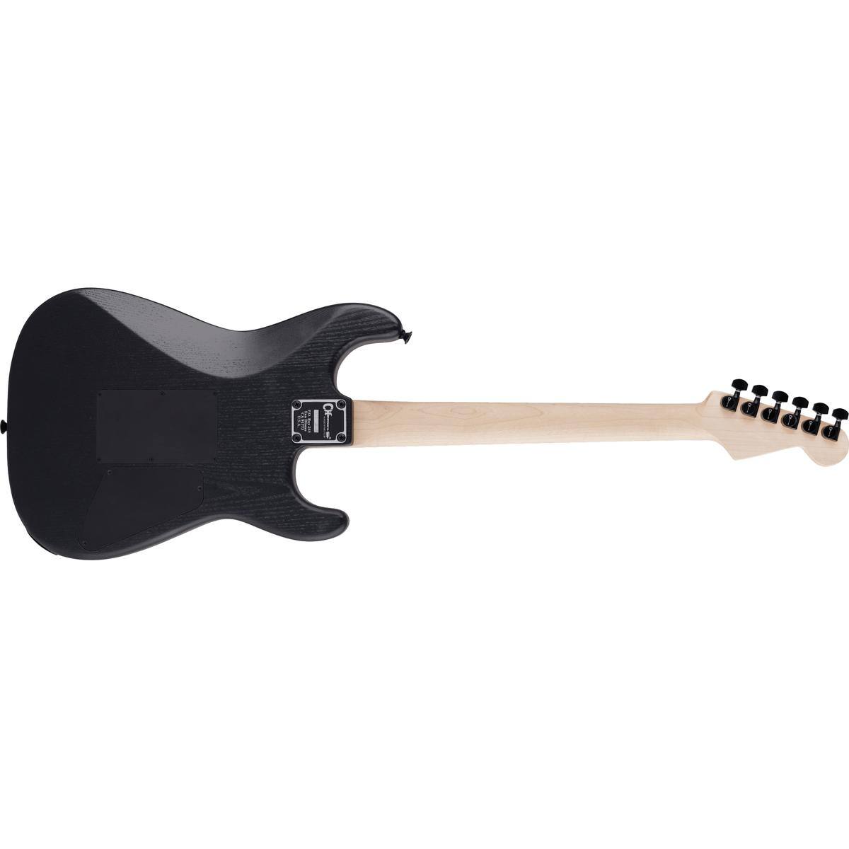 Alt View 2. Charvel - Charvel Pro-Mod San Dimas Style 1 HH FR E Sassafras Left-Handed Electric Guitar, Ebony Fingerboard, Satin Black.