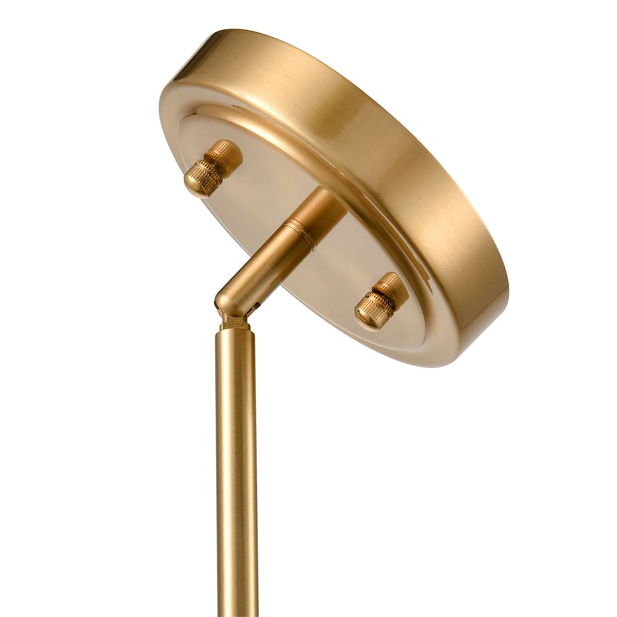 Back. MOOSE - Modern Brass Glass Pendant Light for Kitchen Rod-Hung - Gold.