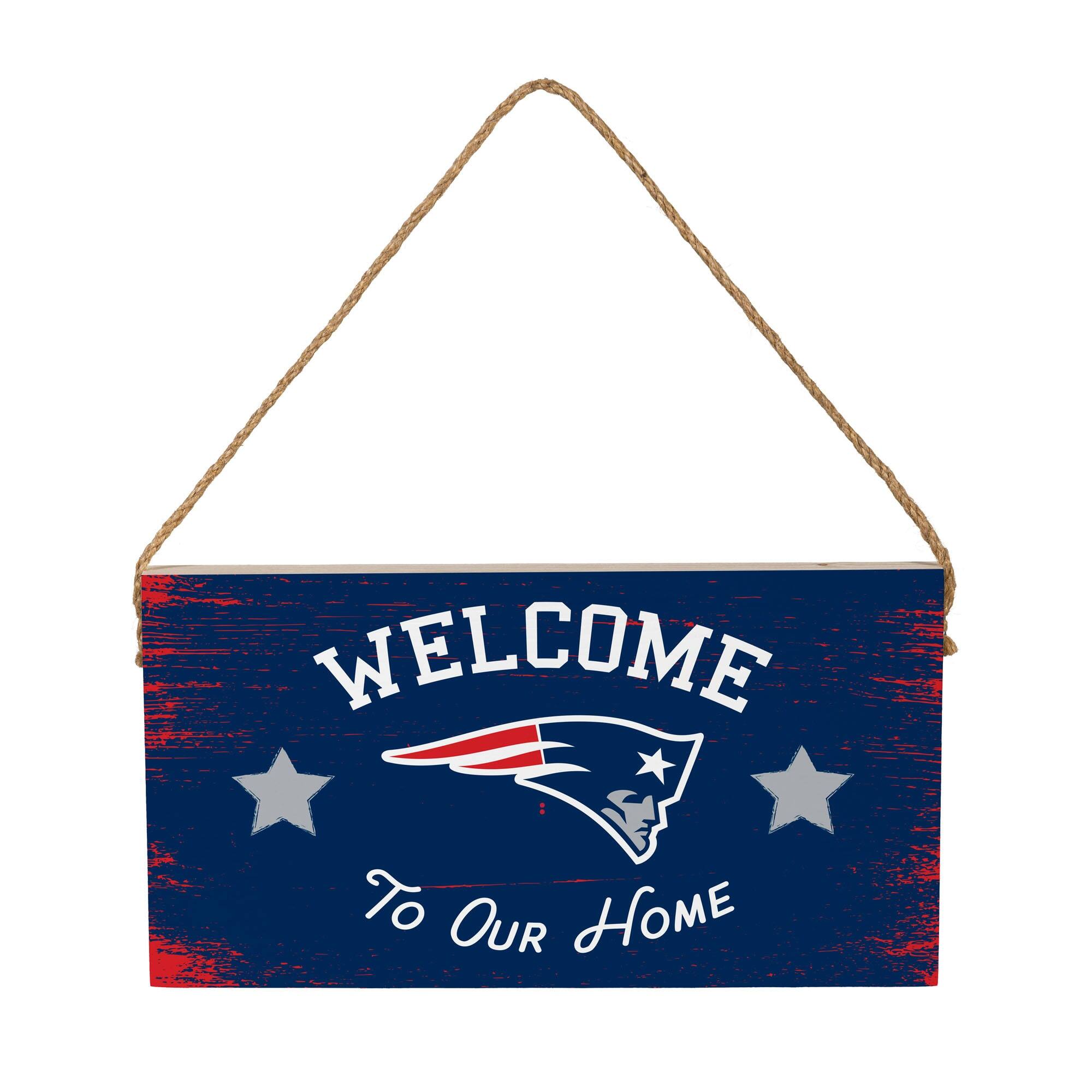 6" x 11" Welcome Home Wood Wall Sign with Rope Hanger