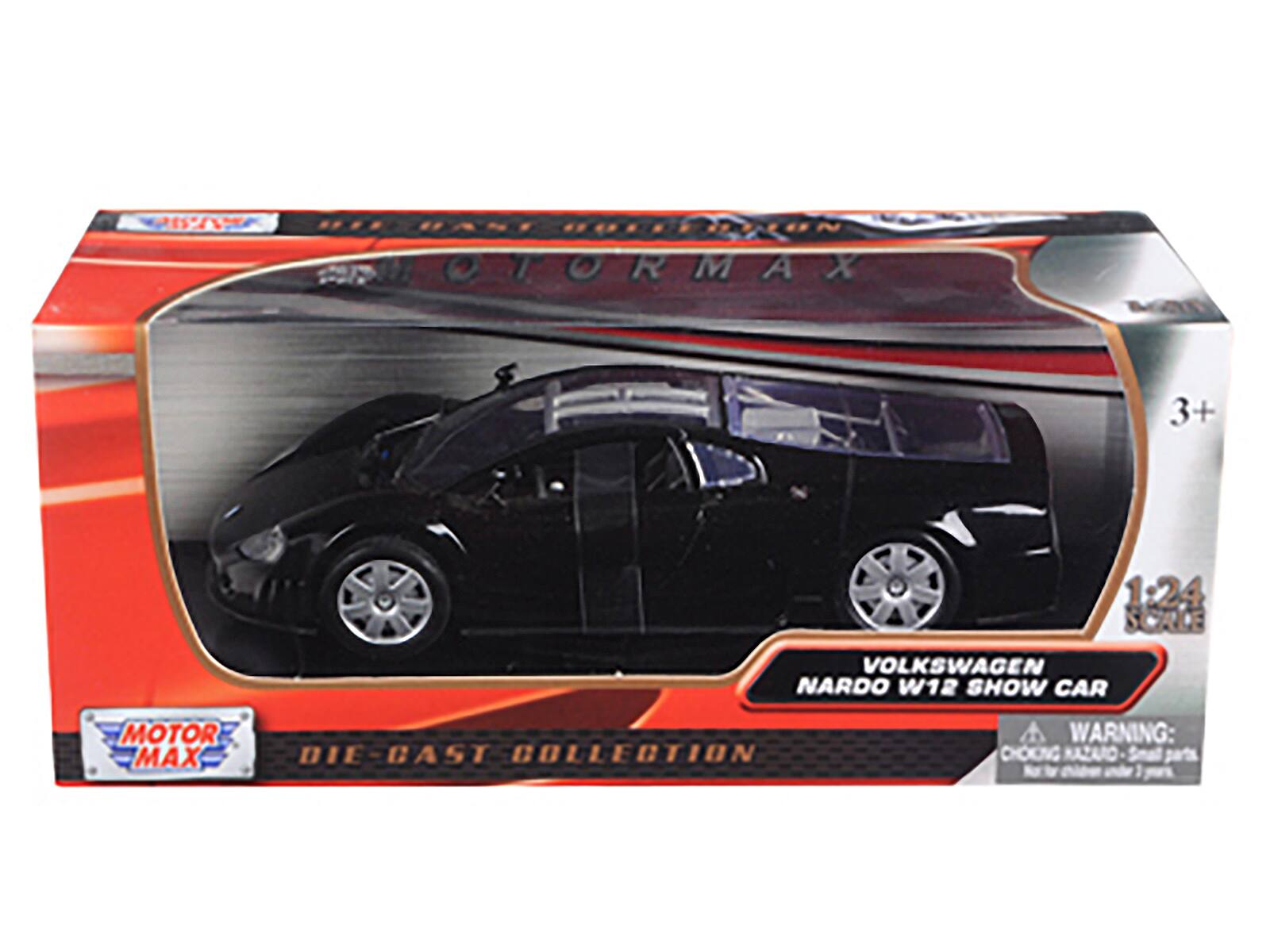 LAN OTORMAX A 3+ 1:24 SCALE VOLKSWAGEN NARDO W12 SHOW CAR MOTOR MAX DIE-CAST COLLECTION WARNING: CHOKING HAZARD - Small parts. Not for children under 3 years.