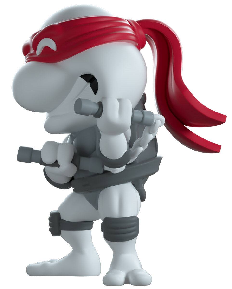 Alt View 5. Youtooz - TMNT: Michelangelo Black & White Vinyl Figure #13 Shopverse Exclusive.