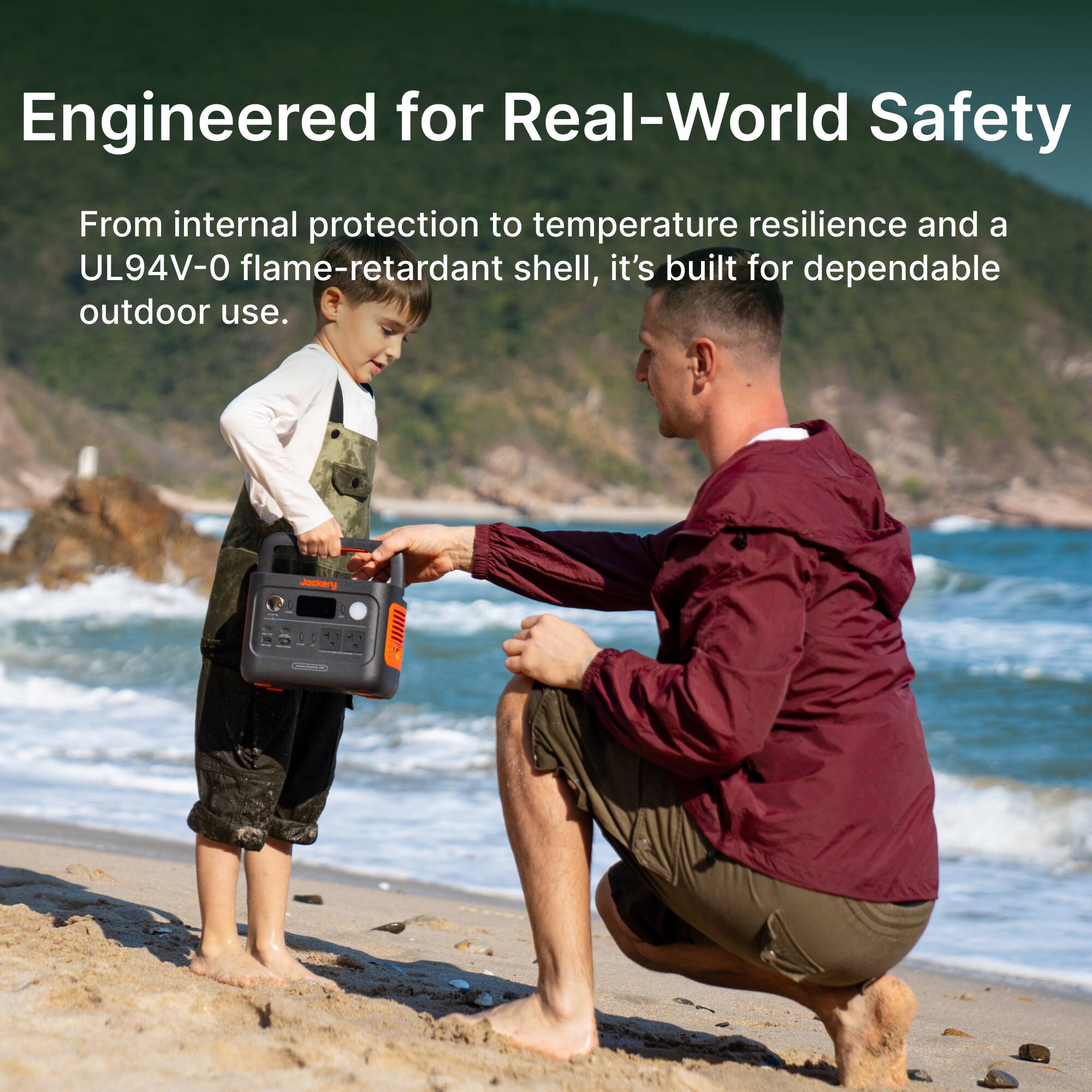 Engineered for Real-World Safety

From internal protection to temperature resilience and a UL94V-0 flame-retardant shell, it's built for dependable outdoor use.