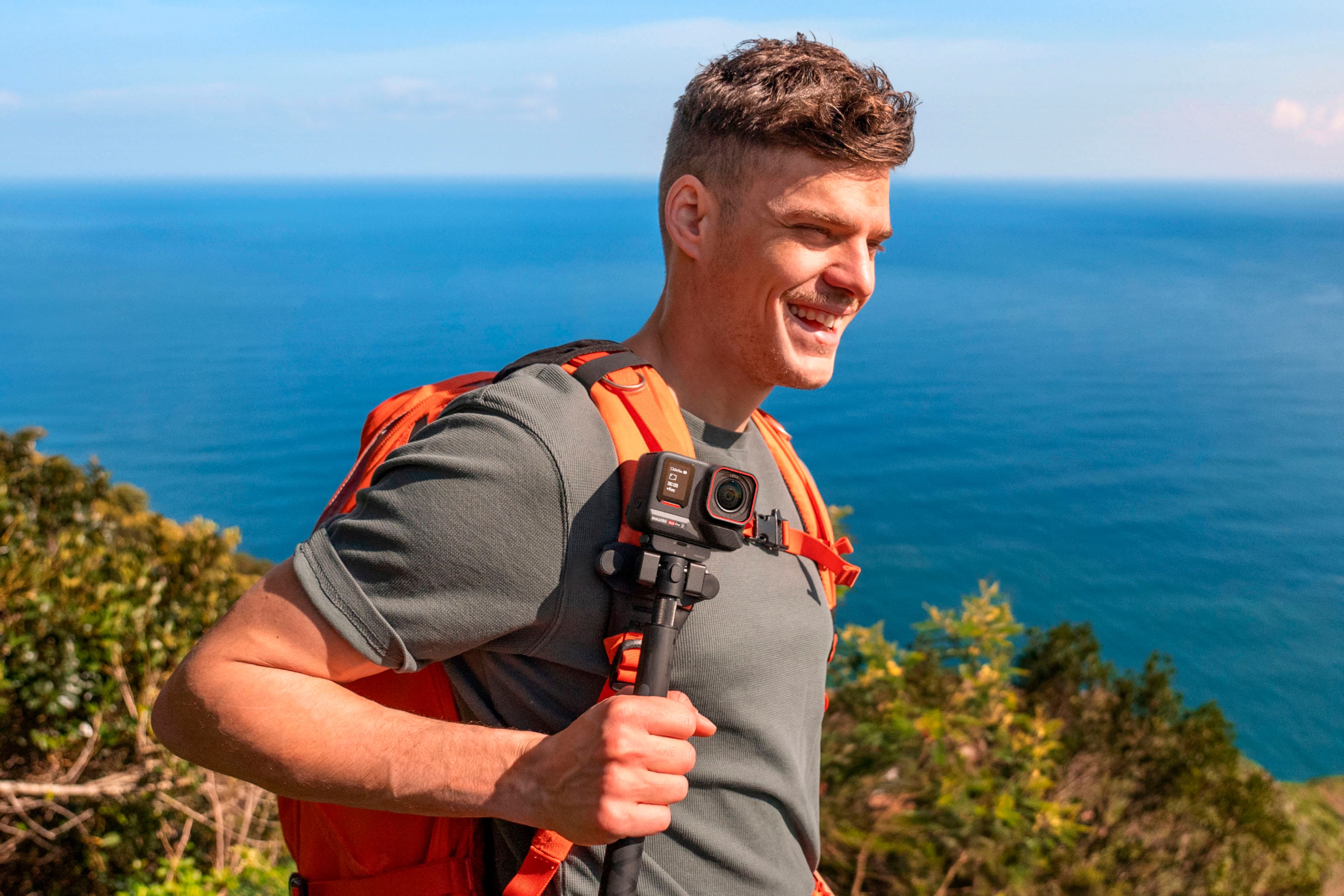 Alt View 17. Insta360 - ACE PRO 2 Waterproof Action Camera with Dual Battery - Black.