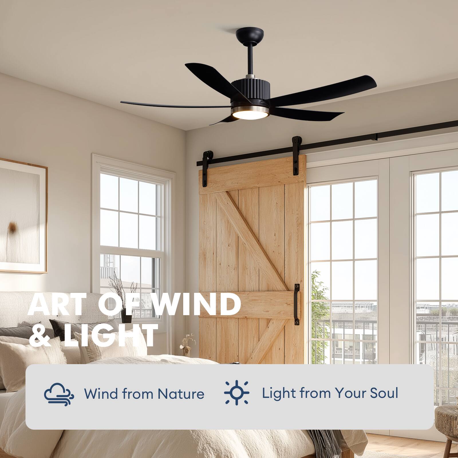 ART OF WIND & LIGHT  
Wind from Nature  
Light from Your Soul