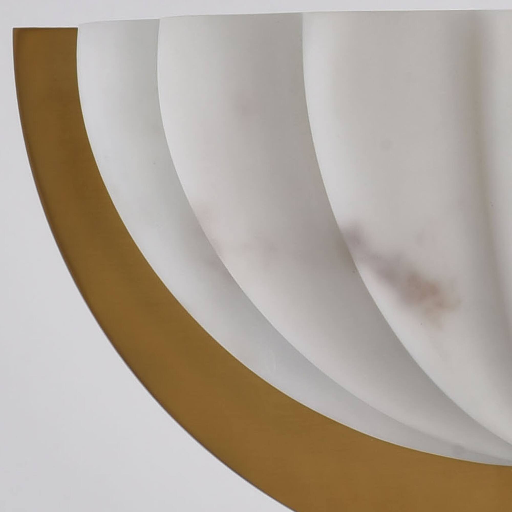Alt View 8. Parrot Uncle - Half-Moon Wall Light with Glass Shade Sculptural Modern Ambient Lighting - Gold.