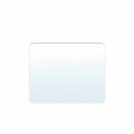 Front. WELLFOR - 40 in. W. x 32 in. H Rectangular Aluminum Framed Wall-Mounted Bathroom Vanity Mirror - White.