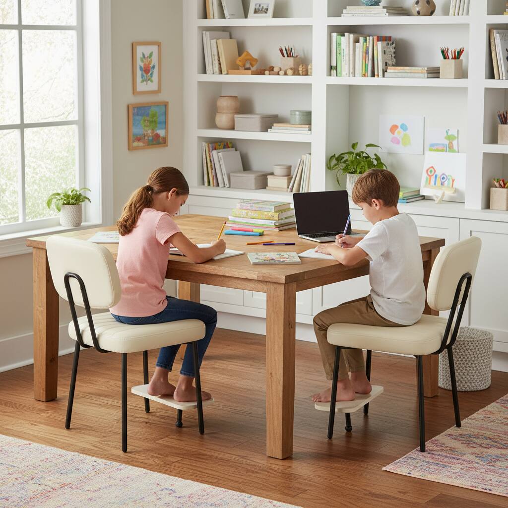 Alt View 2. AOITUN - Set of 2 Black Leather Dining Chairs with Metal Legs - Modern Upholstered Kitchen Chairs for Home - White.