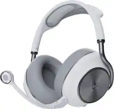 Front. Turtle Beach - Stealth Pro II Multiplatform Wireless Over-Ear Gaming Headset for Xbox Series X|S, Xbox One, PS5, PS4, Windows, & Mobile - White.