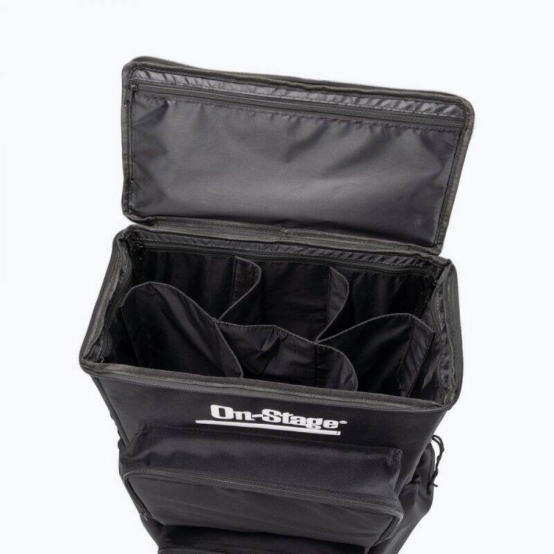 Angle. On Stage Stands - On-Stage GR9000 Gig Rider (Live-Sound Equipment Transporter on Wheels for Mic and Speaker Stands, Microphones, Cables, - Black.