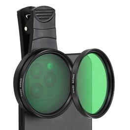 Unique Bargains - 52mm Phone Camera Lens, Clip-On Full Color Filter Circular Polarizing for Smartphones & DSLR