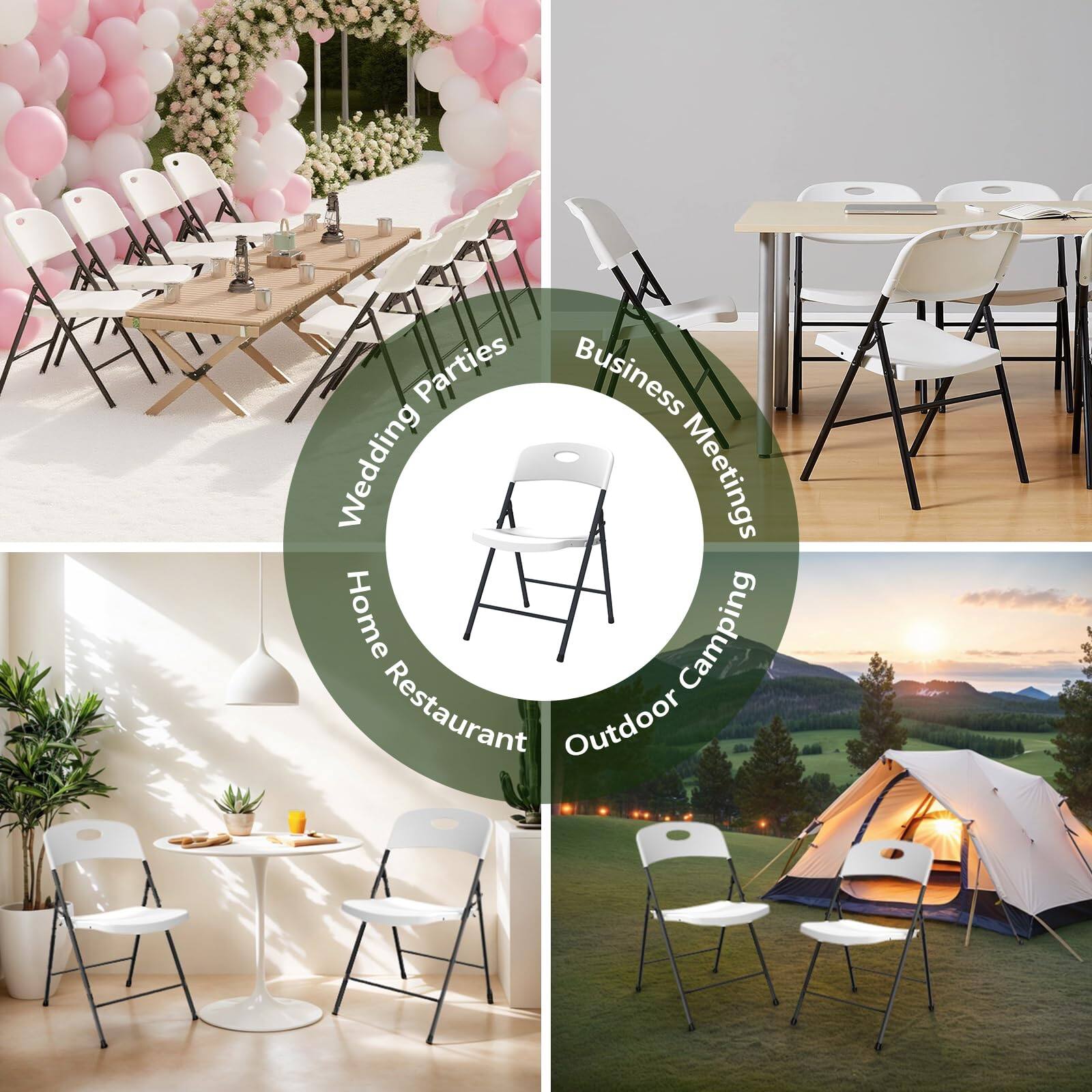 - Wedding Parties
- Business Meetings
- Home Restaurant
- Outdoor Camping